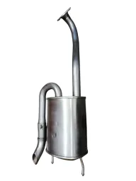 ESCAPAMENTO BOJO SILENCIOSO FIT 1.4 1.5 2009 2010 A 2014