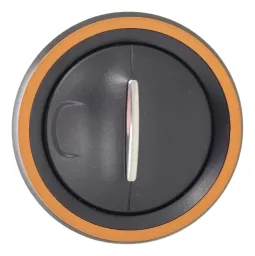 DIFUSOR DE AR PAINEL SANDERO LOGAN 14/22 PRETO/LARANJA