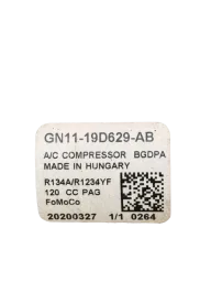 COMPRESSOR DE AR FORD ECOSPORT 1.5 GN11-19D629-AB