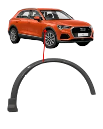 Moldura Paralama Direito Audi Q3 2020 2021 2022 2023 24 2025