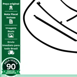 KIT PESTANA PORTA TRASEIRA ESQUERDA TOYOTA HILUX 2016 A 2026