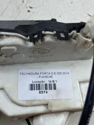 FECHADURA PORTA DIANTEIRA ESQUERDA PEUGEOT 308 408 2012/2019