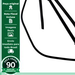 KIT PESTANA PORTA TRASEIRA DIREITA FORD RANGER 2013 A 2023