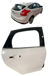 PORTA TRASEIRA DIREITA FOCUS 2014 2015 2016 17 2019 HATCH