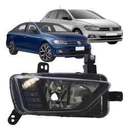 Farol milha direito Polo Virtus 2018 A 2022