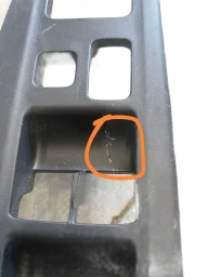Moldura Comando Vidro Dianteiro Esquerdo Outlander 2014 2015