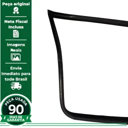 BORRACHA GUARNIÇÃO DIANTEIRA ESQUERDA IVECO DAILY 08 A 2016