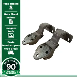 PAR DOBRADIÇA PORTA DIANTEIRA ESQUERDA IVECO DAILY 08 A 16