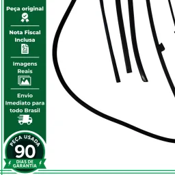 KIT PESTANA PORTA TRASEIRA ESQUERDA L200 2008 A 2017
