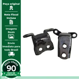 PAR DOBRADIÇA PORTA DIANTEIRA DIREITA HONDA CR-V 2007 A 2011