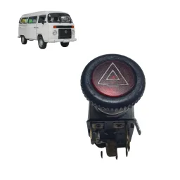 Botão Original Vw Luz Pisca Alerta Emergência Fusca Kombi