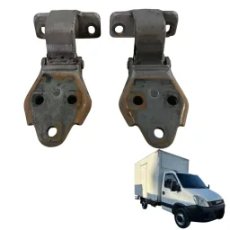 PAR DOBRADIÇA DIANTEIRA DIREITA IVECO DAILY 2008 A 2016