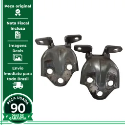 PAR DOBRADIÇA PORTA DIANTEIRA ESQUERDA L200 2004 A 2011