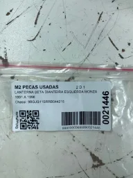 LANTERNA SETA DIANTEIRA ESQUERDA MONZA 1991 A 1996
