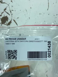 LANTERNA SETA DIANTEIRA DIREITA KADETT 1990 1989 A 1998