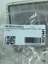 LANTERNA SETA DIANTEIRA DIREITO OPALA  1980 A 1987