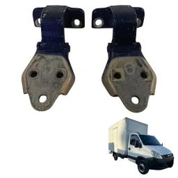 PAR DOBRADIÇA DIANTEIRA DIREITA IVECO DAILY 2008 Á 2016