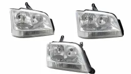 Farol Direito S10 Blazer 2001 a 2011 Cromado