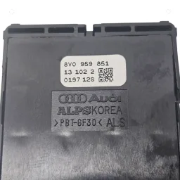 BOTÃO COMANDO VIDRO ELETRICO DIANTEIRO ESQUERDO AUDI A3 SPOR