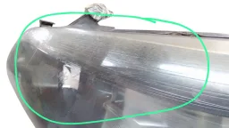 FAROL ESQUERDO SPIN 2013 2014 A 2018 MASCARA NEGRA AVARIA