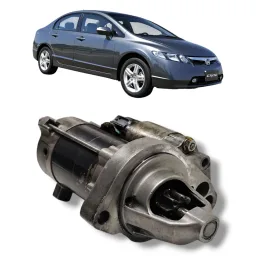 Motor Partida Arranque New Civic 1.8 Cr-v 2.0 2007 a 2011