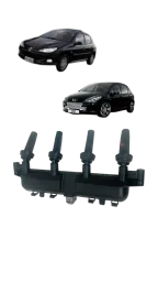 Bobina Ignição Peugeot 206 207 208 Hoggar C3 1.4 1.5 03/21