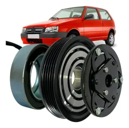 KIT EMBREAGEM COMPRESSOR CALSONIC FIAT UNO PALIO STRADA FIRE