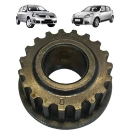 Polia Dentada Virabrequim Logan Sandero 1.6 8v 8200945035