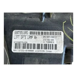LANTERNA TAMPA TRASEIRA DIREITA FIAT FREEMONT 2012 CXG23M