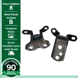 PAR DOBRADIÇA PORTA DIANTEIRA DIREITA HILUX 2006 A 2015