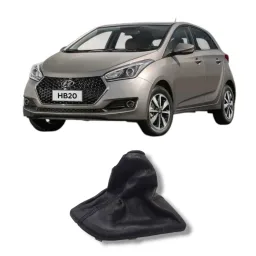 COIFA ALAVANCA CAMBIO HYUNDAI HB20 2013 2019 ORIGINAL