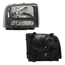 FAROL DIANTEIRO DIR F250 07 2008 2009 2010 2011 MÁSC NEGRA