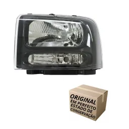FAROL DIANTEIRO ESQ F250 07 2008 2009 2010 2011 MÁSC NEGRA