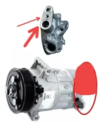 TAMPA TRASEIRA DO COMPRESSOR AR FIAT TORO JEEP RENEGADE 2.4