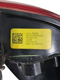 Lanterna Traseira Direita Onix Plus 2020 a 2025 canto S/Led