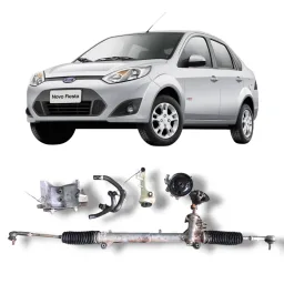 Kit  Direção Fiesta Ka 2003 a 2014 Ecosport 03/12 Hidráulica