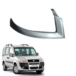 MOLDURA FAROL DIREITO DOBLO PRATA 2010 2011 2012  A 2017