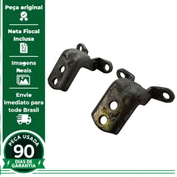 PAR DOBRADIÇA DIANTEIRA ESQUERDA NISSAN FRONTIER 2008 A 2016