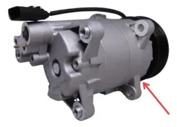 TAMPA DIANTEIRA PESCOÇO COMPRESSOR DELPHI GOLF 1999 A 2012
