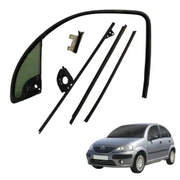 Kit Pestana Porta Dianteira Esquerda Citroen C3 2003 a 2012