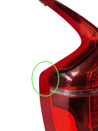 LANTERNA TRASEIRA ESQUERDA VOLVO XC90 2016 - 2021 C/ DETALHE 31468537