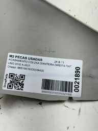 ACABAMENTO COLUNA DIANTEIRA DIREITA FIAT UNO 2012 À 2020