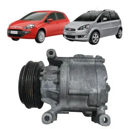 Compressor Ar Denso Original Fiat Idea Doblo Punto 447260776
