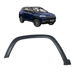 Moldura Paralama Dianteiro Esquerdo Jeep Compass 2017 a 2025