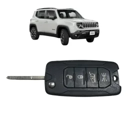 Chave Canivete Original Jeep Renegade 2016 a 2025