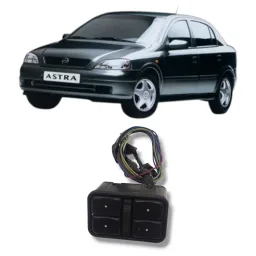 COMANDO VIDRO DIANTEIRO ESQUERDO CHEVROLET GM ASTRA 1999 06
