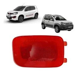 Refletor Esquerdo Parachoque Traseiro Fiat Uno Original