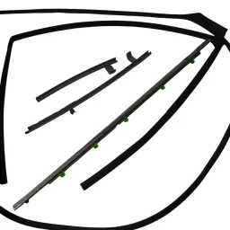 KIT PESTANA PORTA DIANTEIRA ESQUERDA HONDA CRV 2012 A 2016