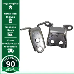 PAR DOBRADIÇA PORTA DIANTEIRA ESQUERDA CRV 2012 A 2016