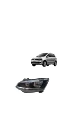 Farol Esquerdo Fox Space 2015 2016 a 2022 Friso Cromado